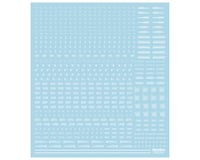 Mecha Decals 1/144 Ultra Premium Waterslide "Caution" Decal Sheet (White) (#1)