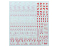 Mecha Decals 1/144 Ultra Premium Waterslide Decal Sheet (Red) (#4)