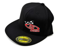 DE Racing Logo "Flatbill" FlexFit Cap (Black)