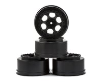 DE Racing Trinidad Short Course Wheels w/3mm Offset (Black) (4) (SC5M)