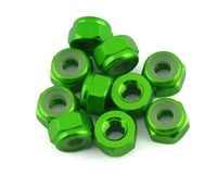 DragRace Concepts 3mm Aluminum Lock Nuts (Green) (10)