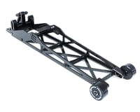 DragRace Concepts Launch Assist 10" Wheelie Bar w/Big Wheels (Black) (Mid Motor)