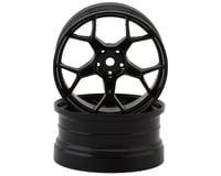 DS Racing Feathery 5Y Drift Wheels (High Gloss 2K Black) (2) (8mm Offset)