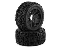 DuraTrax Warthog 5.7" Pre-Mounted Tire (Black) (2) w/Ripper Wheels & Removable