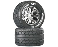 DuraTrax Bandito MT 2.8" 2WD Mounted Rear Tires, Chrome (2)