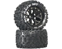 SCRATCH & DENT: DuraTrax Six-Pack MT 2.8" 2WD Mounted Front C2 Tires (Black) (2)