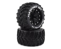 DuraTrax Hatchet 2.8" Mounted Monster Truck Front Tires (Black) (2)
