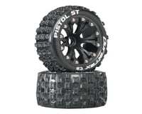 DuraTrax Pistol ST 2.8" 2WD Mounted Front C2 Tires, Black (2)