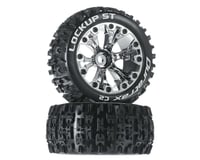 DuraTrax Lockup ST 2.8" Mounted Offset Tires, Chrome (2)