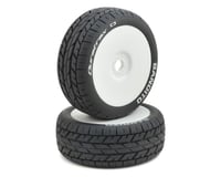 DuraTrax Bandito 1/8 Buggy Tire C3 Mounted White (2)