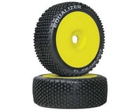 DuraTrax Pre-Mounted Equalizer 1/8 Buggy Tire (Yellow) (2) (Soft - C2)