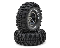 DuraTrax Deep Woods CR 1.9" Pre-Mounted Crawler Tires (2) (Black Chrome)