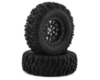 DuraTrax Class 1 Ascend CR Pre-Mounted 1.9" Tires (Black) (2) (C3)
