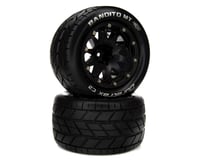 DuraTrax Bandito MT Belted 2.8" On-Road Truck Tires w/14mm Hex (Black) (2)