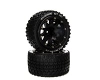 DuraTrax Binder ST Belted 2.8" 2WD On-Road Truck Tires w/14mm Hex (Black) (2)
