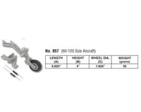 DuBro Semi-Scale Tailwheel System: 90-120