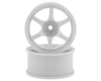 Mikuni Gram Lights 57D 6-Spoke Drift Wheels (White) (2)