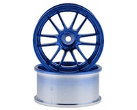 Mikuni Ultimate GL 6-Split Spoke Drift Wheels (Plated Blue) (2)