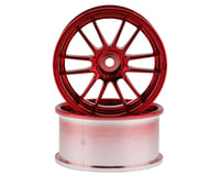 Mikuni Ultimate GL 6-Split Spoke Drift Wheels (Plated Red) (2)