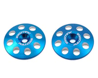 Exotek 22mm 1/8 XL Aluminum Wing Buttons (2) (Blue)