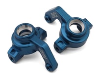 Exotek Team Associated MT10/Pro4SC10 HD Aluminum Steering Hubs  (Blue) (2)