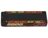 Gens Ace Redline 2.0 2S LiPo Battery 140C (7.4V/5000mAh) w/5mm Bullets