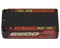 Gens Ace Redline 2.0 2S Shory LiHV Battery 140C (7.6V/6500mAh) w/5mm Bullets