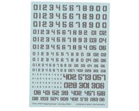 G-REWORK Chipping Numbers Decal Sheet #01 (Grey)