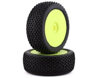 GRP Tires Atomic Pre-Mounted 1/8 Buggy Tires (2) (Yellow)