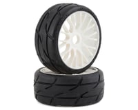 GRP Tyres GT - TO3 Revo Belted Pre-Mounted 1/8 Buggy Tires (White) (2)