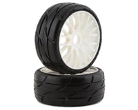 GRP Tyres GT - TO3 Revo Belted Pre-Mounted 1/8 Buggy Tires (White) (2)