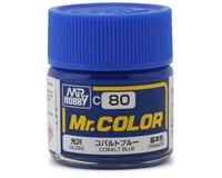 GSI Creos Mr. Hobby C80 Semi Gloss Cobalt Blue Acrylic Hobby Paint (10ml)