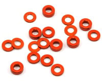 HB Racing 3x6mm Aluminum Washer Set (Orange) (6) (0.5/1/2mm)