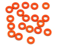 HB Racing 3x6x1.0mm Aluminum Washer (Orange) (20)