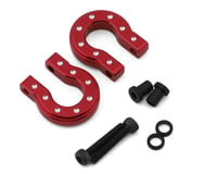 Hot Racing 1/10 Aluminum Monster Shackle D-Ring (Red) (2)
