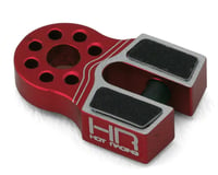 Hot Racing Aluminum Winch Flat Link Block (Red)