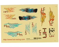 Hot Racing Flames Sticker Sheet (Medium)