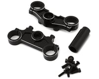 Hot Racing Losi Promoto-MX Aluminum Triple Clamp Upgrade Set (Black)