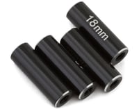 Hot Racing Aluminum Standoff Post Link (Black) (4) (3x6x18mm)