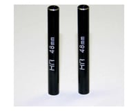 Hot Racing 6x48mm Aluminum Standoff Post Link (Black) (2)