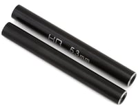 Hot Racing Aluminum Standoff Post Link (Black) (4) (3x6x53mm)