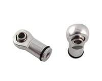 Hot Racing Aluminum Ball Shock Ends for Traxxas Revo (Silver)