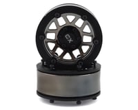 Incision KMC XD229 Machete 1.9" Plastic Beadlock Wheels (2) (Black Chrome)
