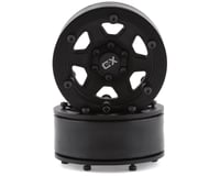Incision KMC KM233 1.9" Plastic Beadlock Wheels (Black) (2)
