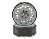 Incision KMC 1.9" XD129 Holeshot Crawler Wheel (Silver) (2)