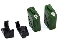 Team Integy 1/10 Crawler Scale Jerry Can (Fuel Cans) (Green) (2)
