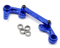 Team Integy Aluminum Steering Bellcrank Set for Traxxas Nitro Rustler (Blue)