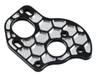 JConcepts B6.1/B6.1D Aluminum "3 Gear" Layback Honeycomb Motor Plate (Black)