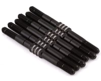 JConcepts Fin TLR 22 5.0 3.5mm Titanium Turnbuckle Kit (Black) (6)