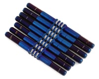 JConcepts TLR 22X-4 3.5mm Fin Turnbuckle Kit (Blue) (7)
